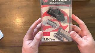 Streamlight TLR7sub unboxing and Installation Tips [upl. by Joerg43]