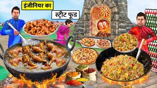 Bangalore Software Engineer Street Food Fried Rice Chicken Pakoda Pizza Hindi Kahani Moral Stories [upl. by Ahseenal]