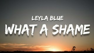 Leyla Blue What a shame lyrics [upl. by Aihsyn]