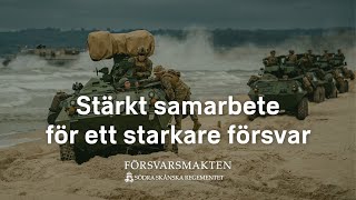 Stärkt samarbete för ett starkare försvar  Sverige övade med den amerikanska marinkåren [upl. by Yttiy]