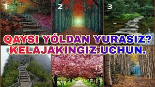 Qaysi yolni tanlaysiz Bu kelajakingiz uchun muhum psixologik test [upl. by Roti42]