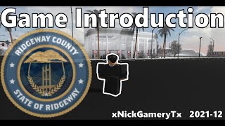 Roblox  Ridgeway County Game Introduction [upl. by Applegate891]