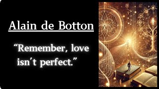 Alain de Botton’s Lessons on Love  Embracing Imperfection amp Growth [upl. by Anayd]