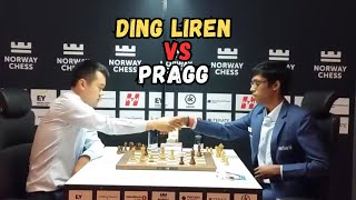 Ding Liren Vs Praggnanandhaa  Norway Chess • 2024 [upl. by Annovy]