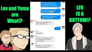 Lev and Yamaguchi are What  Haikyuu Texts  Part 24 [upl. by Henrietta]