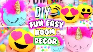 DIY ROOM DECOR HOW TO MAKE CUTE ROOM DECOR [upl. by Festa]