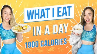 What I Eat In A Day To Lean Out  1900 CALORIES [upl. by Salomone35]