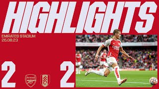 HIGHLIGHTS  Arsenal vs Fulham 22  Saka Nketiah [upl. by Ynamad218]