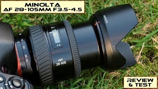 Minolta AF 28105mm F3545 RS Lens Review [upl. by Zeni]