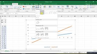 Excel cw4 Rysujemy wykres funkcji liniowej [upl. by Radferd557]