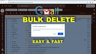 HOW TO BULK DELETE OLD EMAILS IN GMAIL EASY amp FAST [upl. by Jehiel]