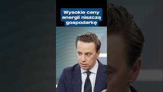 Wysokie ceny energii niszczą gospodarkę  Krzysztof Bosak [upl. by Naltiac787]