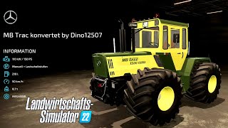 LS22 MB TRAC NEU  Modvorstellung  FARMING SIMULATOR 22 [upl. by Caves]