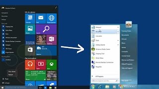 how to change start menu windows 10 to classic view [upl. by Anayi208]