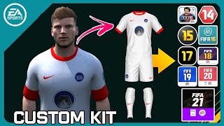 How to Create Your Own Kit in FIFA 14  FIFA Kit Creator [upl. by Wilkie]