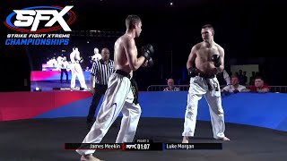 James Meekin VS Luke Morgan  SFX Strike Fight Xtreme Championships [upl. by Ramso]