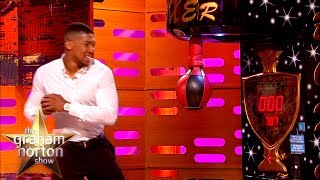 Anthony Joshua DESTROYS Punching Bag Record  The Graham Norton Show [upl. by Emerej109]