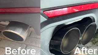 Installing Quad Tips Exhaust amp H Pipe On My 2024 Ford Mustang GT [upl. by Asus547]