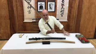 Removing The Handle  Tsuka of a Japanese Sword  NihontoAntiquescom 1 [upl. by Nordine]