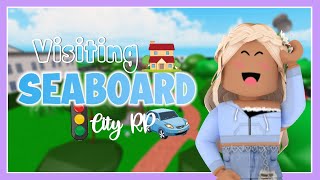 🏙️ VISITING SEABOARD CITY RP  Roblox Tour [upl. by Trimmer675]