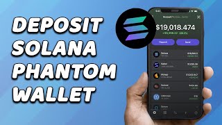 How To Deposit Solana On Phantom Wallet EASY [upl. by Anaujnas653]