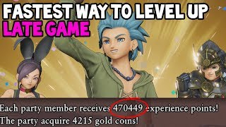 Dragon Quest XI Fastest Way To LEVEL UP Guide Late Game Easy EXP Farm [upl. by Sihun603]