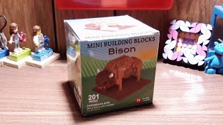 Bison  Mini Building Blocks by Impact Photo  Graphics 47326MBBM [upl. by Leahkim]