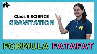 Gravitation  Class 9 Science Formulas Sheet  Revision List CBSE NCERT FormulaFatafat [upl. by Amre]