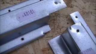 Yardmaster Metal Shed instructions Part 1 Base assembly amp Setting out [upl. by Nnylassej]