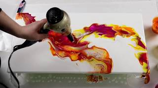 357 Gorgeous Dutch Pour Acrylic Pouring Technique [upl. by Trill59]