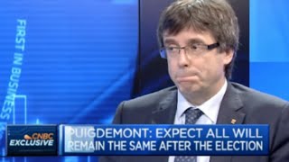 Sideral ridículo de Puigdemont en la CNBC [upl. by Benny]