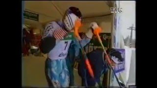 Alberto Tomba wins slalom I Lech 1994 [upl. by Nika]