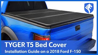 TYGER T5 TriFold Truck Bed Cover Installation Guide [upl. by Ilbert493]