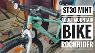 ST 30  Mint Adult Mountain Bike Rockrider  7 Speed Gear  Unboxing amp Review By Rockrider Decathlon [upl. by Zashin]