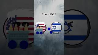 Americas Changing Relationships 2025 countryballs usa israel ukraine china [upl. by Esme]