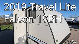 2019 Travel Lite Falcon 19BH Travel Trailer [upl. by Aivlis365]