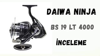 Daiwa Ninja BS 19 LT 4000 C Spin Olta Makinesi Detaylı İnceleme [upl. by Lajib]