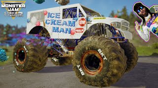 Monster Jam Steel Titans 2 INSANE Open World Gameplay 4 [upl. by Monteith]