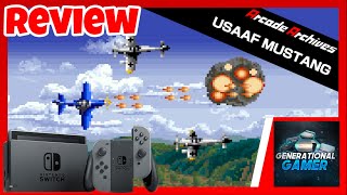 Arcade Archives USAAF MUSTANG for Nintendo Switch  Review [upl. by Nafri]