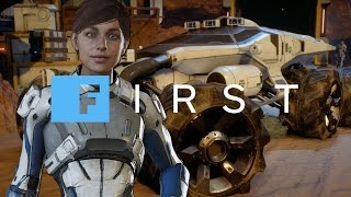 Mass Effect Andromeda Driving and Upgrading The Nomad  IGN First [upl. by Eceinehs]