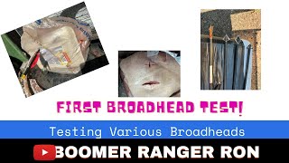 BROADHEAD TESTING Archery Season 2023 [upl. by Koorb]