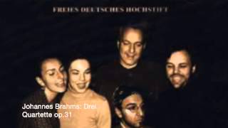 Johannes Brahms Drei Quartette op 31 [upl. by Arammat888]