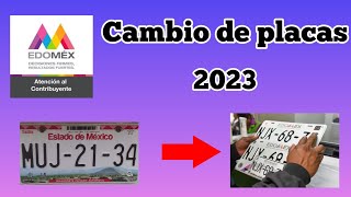 Cómo reemplacar en el estado de México 2023 renovación de placas Edo mex 2023 [upl. by Randie81]