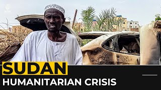 West Darfur violence Aid groups overwhelmed by humanitarian crisis [upl. by Ylek]