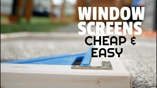 Window Screen DIY  Super Simple Replacement [upl. by Tiedeman188]