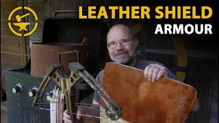 Making leather shield armour  Impenetrable Part 1 [upl. by Mendel]