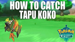 How to Catch Tapu Koko in the Crown Tundra  Pokemon Sword and Shield [upl. by Hawker106]