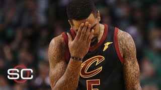 JR Smith dribbles away the Cavaliers shot to win Game 1 vs Warriors  2018 NBA Finals [upl. by Seaden]