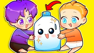 How LANKYBOX Met MILKY LankyBox Animated Story [upl. by Gleason]