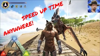 HOW TO SPEED UP TIME ON ANY ARK SERVER OR SINGLEPLAYER [upl. by Holmann882]